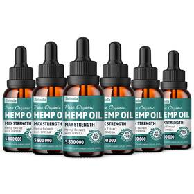 Dy-zg-ho-5v Ziehooge H Mp Oil Organic6 Pack - Maximum Strength Hemp Seed Tincture- 100 Natural Drops