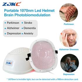 Lhh280-1070nm-1207 Zjkc 1070nm Brain Photobiomodulation Helmet Infra Light 40hz Therapy For Parkinson