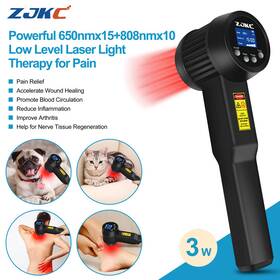 Zjkclrp3000-1707 Zjkc 3w 650nm 808nm Cold Laser Treatment For Arthritis Frozen Shoulder Back Hand Pain