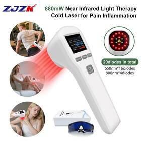 Hhl01w Zjzk 650nm 808nm Physiotherapy Equipment Cold Laser Therapy For Back Neck Pain Relief