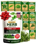 Home Grown 10 Herb Seeds For Planting 3,000+ Nongmo Heirloom Extra La.... Fixed Price $19.37.