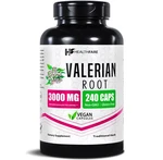 Valerian Root Capsules 240 Pills 3000MG Highest Potency Sleep Aid Healthfare Usa. Fixed Price $14.99.