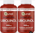 Ubiquinol COQ10 100MG Softgels, Qunol Mega 120 2= 240 Exp 2028. Fixed Price $49.99.