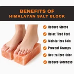 Pink Salt Bricks For Foot Therapy Relaxation 8X4X2 Detox Blocks Pack Of Tiles. Fixed Price $29.00.