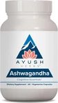 Ayush Herbs Ashwagandha Root Powder For Stress, 500MG - 60 Vegetarian Capsule. Fixed Price $28.00.