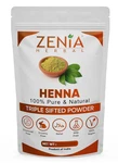 Zenia 100% Pure Henna Powder Hair Color (orange/red) 100G 3.5OZ - New!! (india). Fixed Price $20.00.