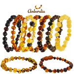 Baltic Amber Bracelet- Pain Reducer- 14 Colors, 5 Sizes For All Family. Fixed Price $16.99.