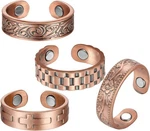 Biomag Magnetic Rings, Pure Copper For Women, Adjustable Fingers Thumb. Fixed Price $28.65.