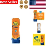 New Sport Lotion Sunscreen Spf 30 8OZ Instantly Clear All Skin Tones Protection. Fixed Price $19.78.