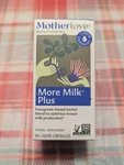 Motherlove More Milk Plus Capsules 60 Count 07/2026. Fixed Price $14.00.