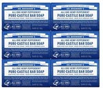 Dr. Bronner All-pure Castile Magic Soap Peppermint 5 Oz (6-BAR Box). Fixed Price $29.98.