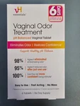 Vh Essentials Ph Balanced Vaginal Odor Suppositories 6 Tablets With Applicator. Fixed Price $9.99.
