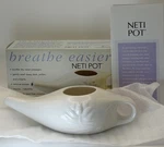 Neti Pot Himalayan Institute Nasal Sinius Ceramic New. Fixed Price $14.95.