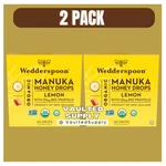 Wedderspoon Organic Manuka Honey Lemon Drops 60CT (2 Pack) New Zealand. Fixed Price $54.87.