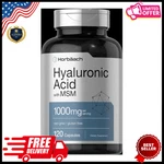 Hyaluronic Acid With Msm 1000 Mg 120 Capsules Non-gmo By Horbaach Us New. Fixed Price $12.59.