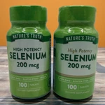 Natures Truth Vitamins High Potency Selenium 100 Tablets Each Exp 01/2028. Fixed Price $19.99.