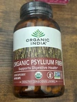 Organic India Psyllium Fiber, 180 Veg (0.52 Per Capsule) Exp 1/28. Fixed Price $18.99.