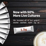 Kefir Starter (10-PACK, 1.5G Sachets) Live Probiotic Cultures For Hom.... Fixed Price $16.95.