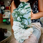 12.32LB Top Natural Water Plant Agate Raw Stone Quartz Crystal Mineral Specimen. Fixed Price $264.00.