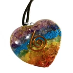 Orgone Energy Generator 7 Chakra Pendant Copper Coil Orgonite Healing Necklace. Fixed Price $17.98.