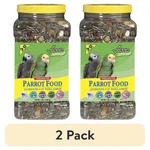 (2 Pack) 3-D Pet Products Premium Parrot Bird Food, Seeds, 4 Lb. Stay Fresh Jar. Fixed Price $27.15.
