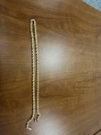 10K Real Gold 4.5MM Rope Chain 24IN 10GRAMS. Fixed Price $1000.00.