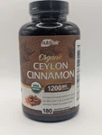 Nutriflair Ceylon Cinnamon 1200MG Usda Organic Gluten-free 180 Cap 11/2026. Fixed Price $34.99.