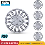 16" 4PCS Silver Wheel Covers Snap On Full Hub Caps For R16 Car Tire & Rim Set. Fixed Price $39.99.