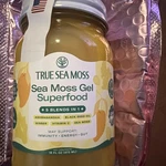 Trueseamoss Gel 5-IN-1 Formula Ashwagandha & Jarred Vegetables, 16 Oz. Fixed Price $15.00.