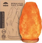 Wbm Salt Lamp - Usb Himalayan With Touch Dimmer Control, Natural Pink. Fixed Price $39.95.