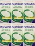 6 Pack Mentholatum Ointment Topical Analgesic Aromatic Vapors 1 Ounce Each. Fixed Price $20.06.