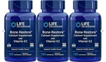 3PACK Bottles Life Extension Bone Restore Calcium Supplement W/vitamin K2.. Fixed Price $39.99.