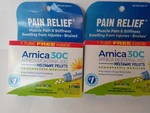 Boiron Arnica 30C Pain Relief Medicine Tubes 240 Pellets Total (2PK Bundle). Fixed Price $24.97.