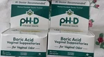 Ph-d Boric Acid Vaginal Suppositories 600MG 24 Each. Fixed Price $29.99.