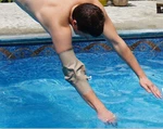 Drypro Waterproof Picc Line Cover Pool Protector Swim Shower Bath Sample. Fixed Price $33.99.