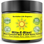 Mite-e-blast Relief Salve Plant Powered Potent Fights Insect Bite Itch. Fixed Price $32.95.