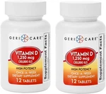 Gericare Vitamin D 1,250MCG (50,000 12 Count (pack Of 2),. Fixed Price $21.46.