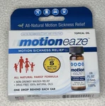 Motioneaze Sickness Relief Topical Oil .08 Fl Oz (2.5 Ml) Exp 06/27. Fixed Price $6.95.