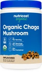 Nutricost Organic Chaga Mushroom 0.5LB (8OZ) - Usda Certified 100%. Fixed Price $18.95.
