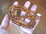 (PB-416) Real Baltic Amber Graduated Beaded Jewelry 18" Long Necklace Organic. Fixed Price $69.60.