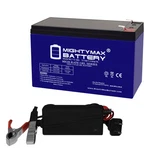 Mighty Max 12V 7AH Gel F1 Replaces Douglas Guardian DBG126.5 + Charger. Fixed Price $39.99.