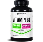 Healthfare Vitamin B1 500MG 200 Vegan Capsule Thiamine Supplement Overall. Fixed Price $16.29.