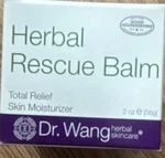 Dr. Wang Herbal Skincare Rescue Balm Moisturizer 2 Oz / 56 Unisex. Fixed Price $18.99.