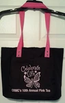 Breast Cancer Celebrate Life Pink Tea Event Tote Bag Beach Black And. Fixed Price $9.50.