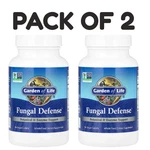 Garden Of Life Fungal Defense 84 Veggie Caplets Gluten-free Pack 2. Fixed Price $74.00.