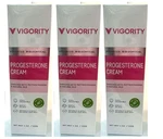 3X Vigority Progesterone Cream For Women 4 Oz Natural Bioidentical. Fixed Price $44.99.