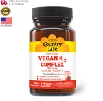 Country Life Vegan Vitamin K2, 500 Mcg, Dual Spectrum MK-4 & MK-7 Exp 10/2027. Fixed Price $28.49.