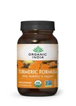 Worldwide 2 X Organic India Turmeric Formula -- 90 Vegetarian Caps. Fixed Price $105.49.