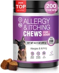 Dog Allergy Chews 200CT - And Itching Skin Relief Anti Im. Fixed Price $57.99.