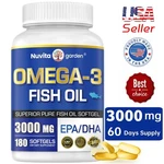 Fish Oil 3000MG With Epa & Dha, OMEGA-3 Healthy Heart, Supports Brain. Fixed Price $18.85.